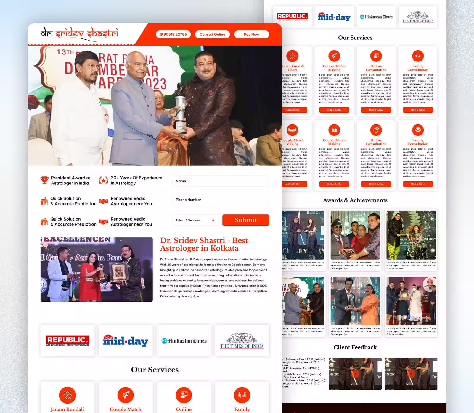 Astrology & Horoscope Website